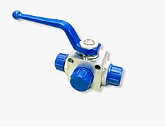 Кран шаровой гидравлические трехходовые